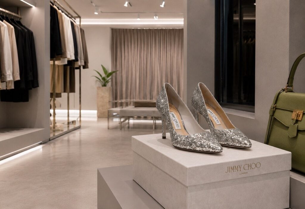 Как отличить брендовые остатки от подделки — оригинальная обувь Jimmy Choo в итальянском бутике